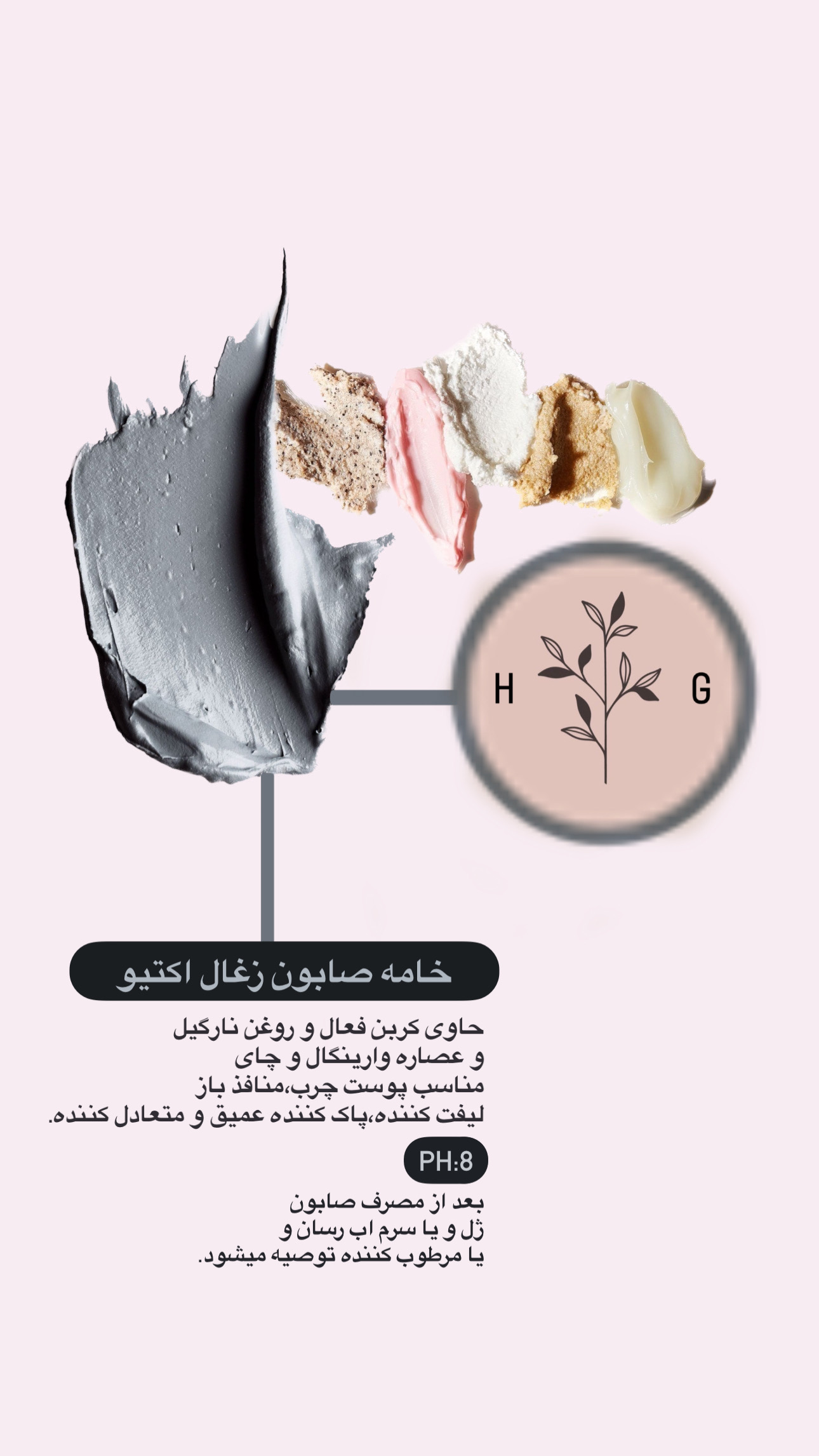 مواد تشکیل دهنده صابون زغال فعال لایه مخصوص پوست صورت